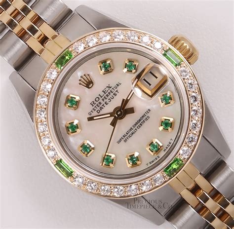 rolex lady datejust emerald